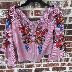 Off the shoulder summer top